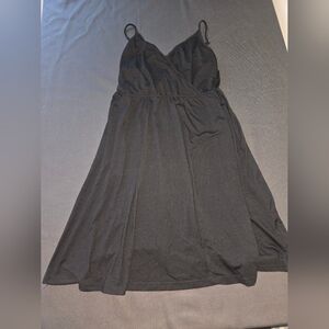 Elegant Black Wrap Dress